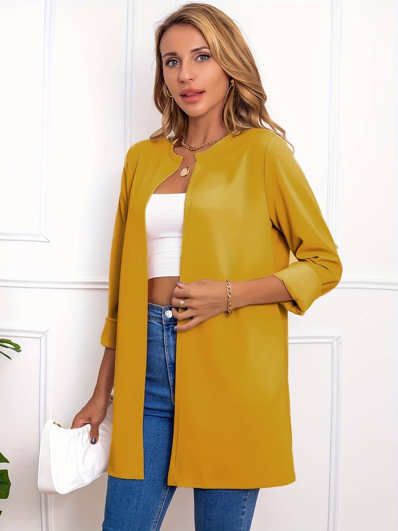 Casual Women's Open Front Blazer
