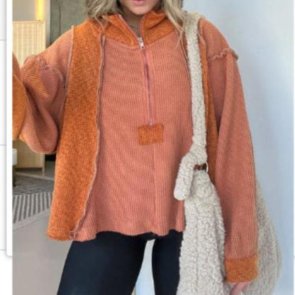 Autumn Sweater Irregular Hem