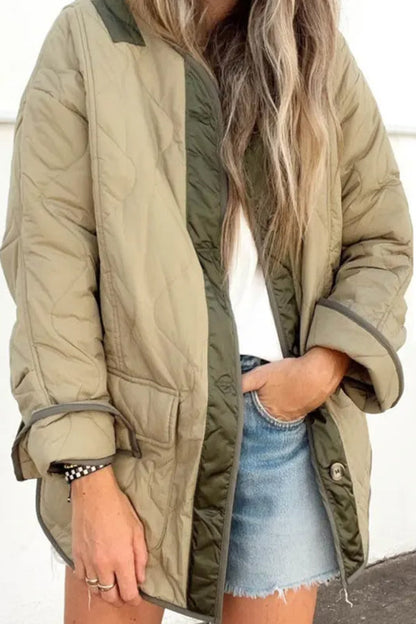 Comfortable Cotton Jacket Colorful With Pocket