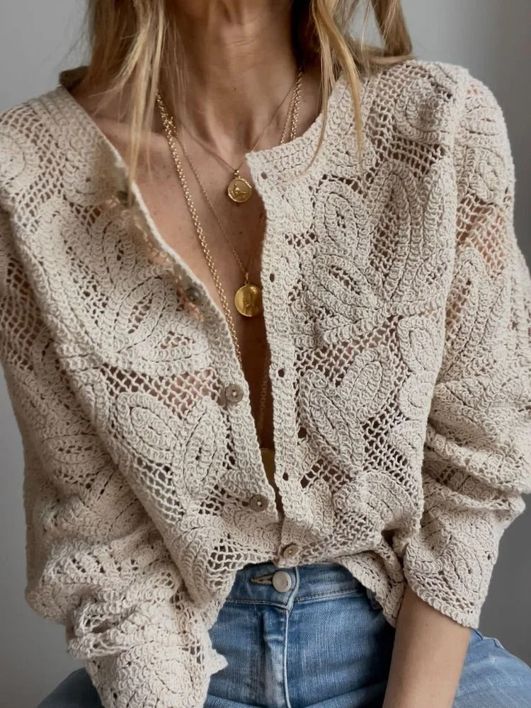 Hand-knitted Cardigan Elegant Design