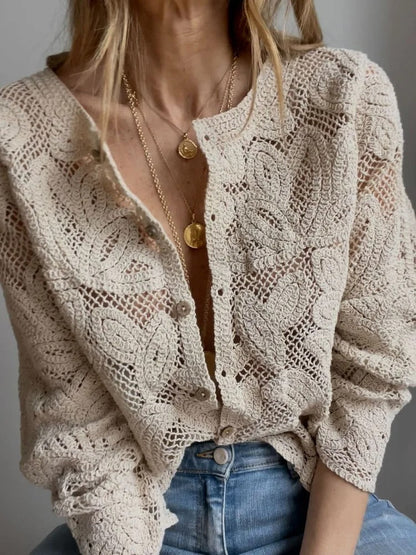 Hand-knitted Cardigan Elegant Design