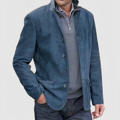 Men's Vintage Look Leather Jacket
