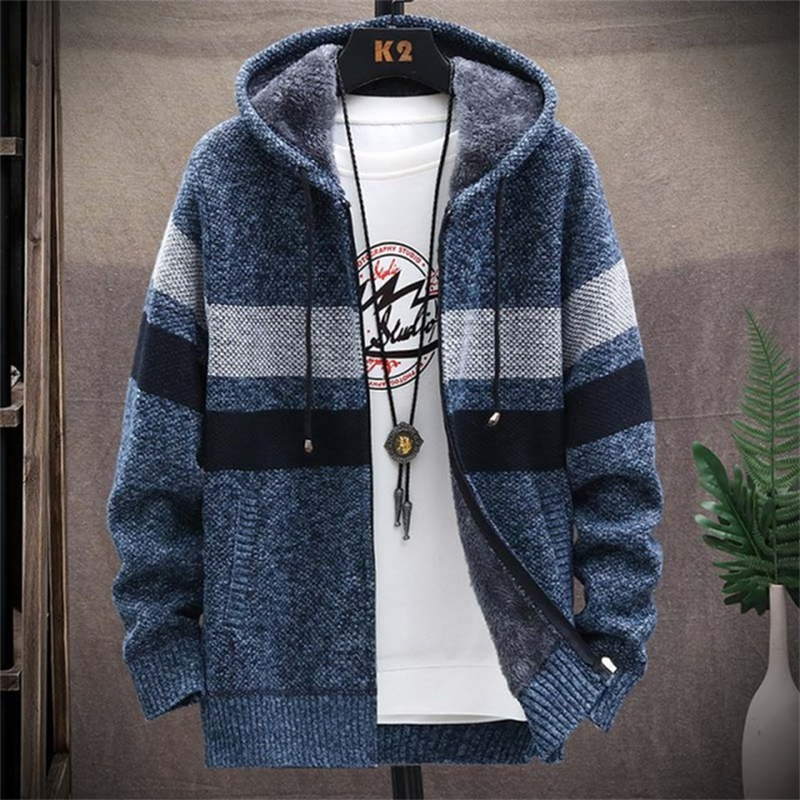 Men's Hooded Sweatshirt Warm Winter