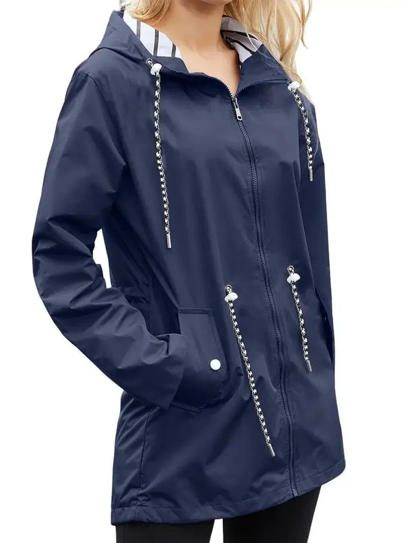 Waterproof Rain Jacket Winter Warm Elegant