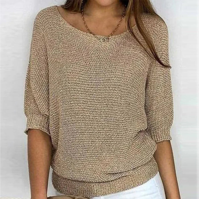 Women's Knitted Top Lightweight and Comfortable