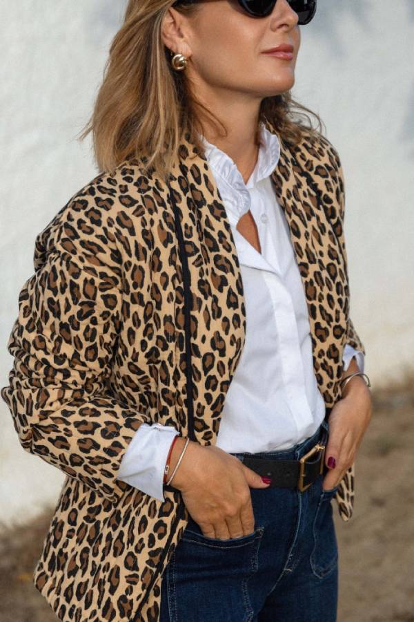 Stylish Leopard Jacket for Women