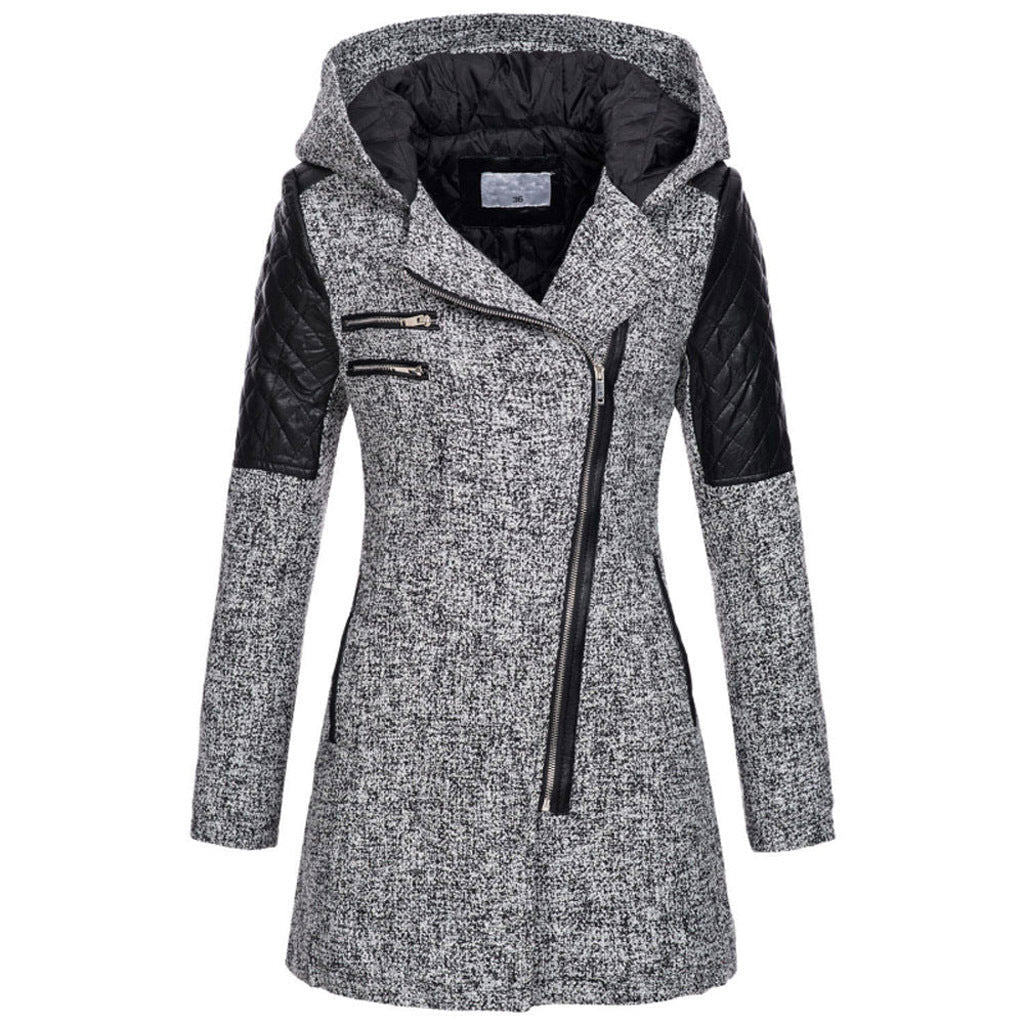 Warmes Winterkleid Damen Parka - IdealeKleiden