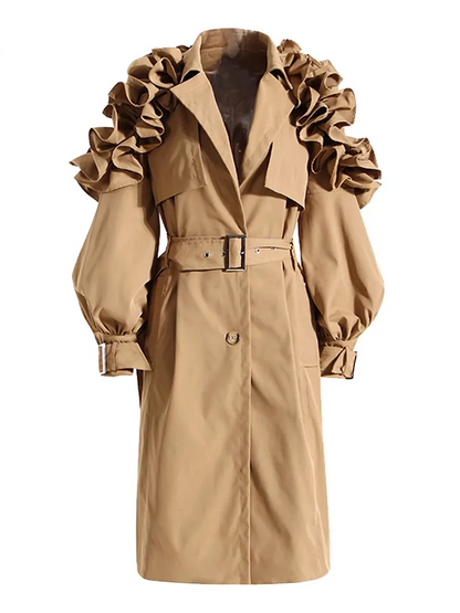 Women's Coat Home Elegant Long