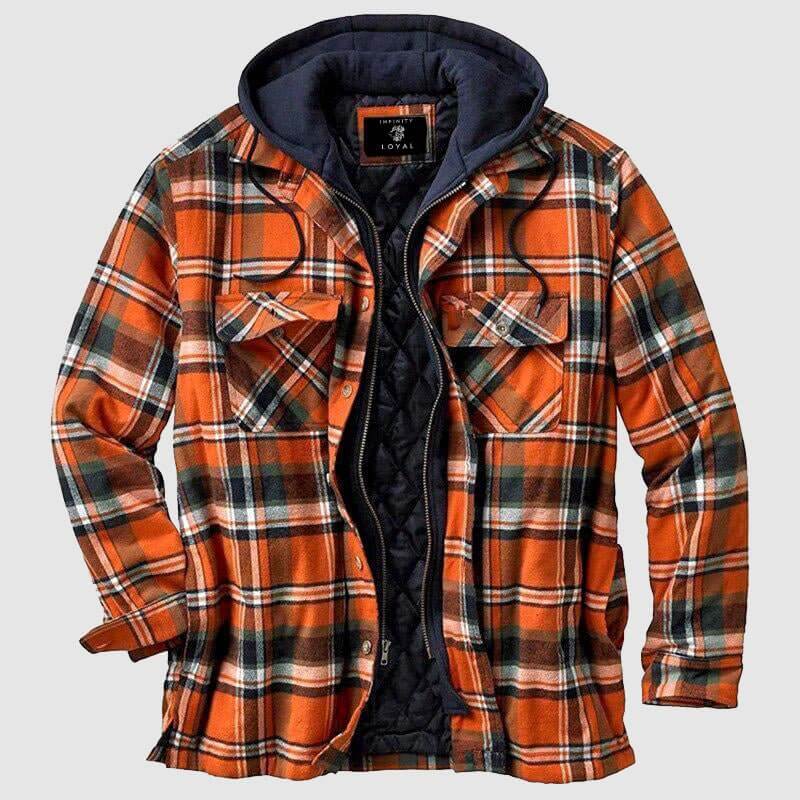 Herren Karo-Jacke Frühjahr Herbst Schnitt - IdealeKleiden
