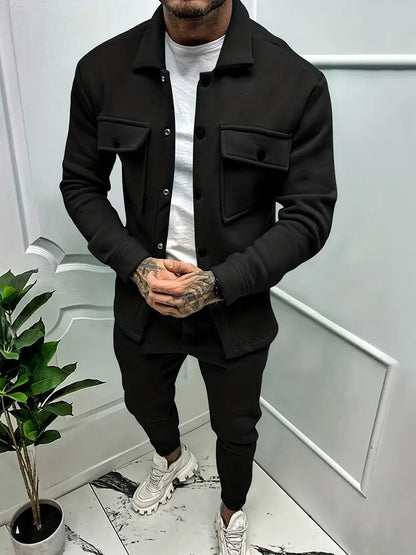 Men's 2-piece Leather Jacket Lacing