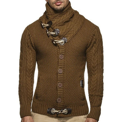 Italian Men's Cotton Sweater Elegance