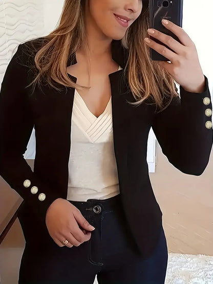 Women's Blazer Long Sleeve Open Style Spring