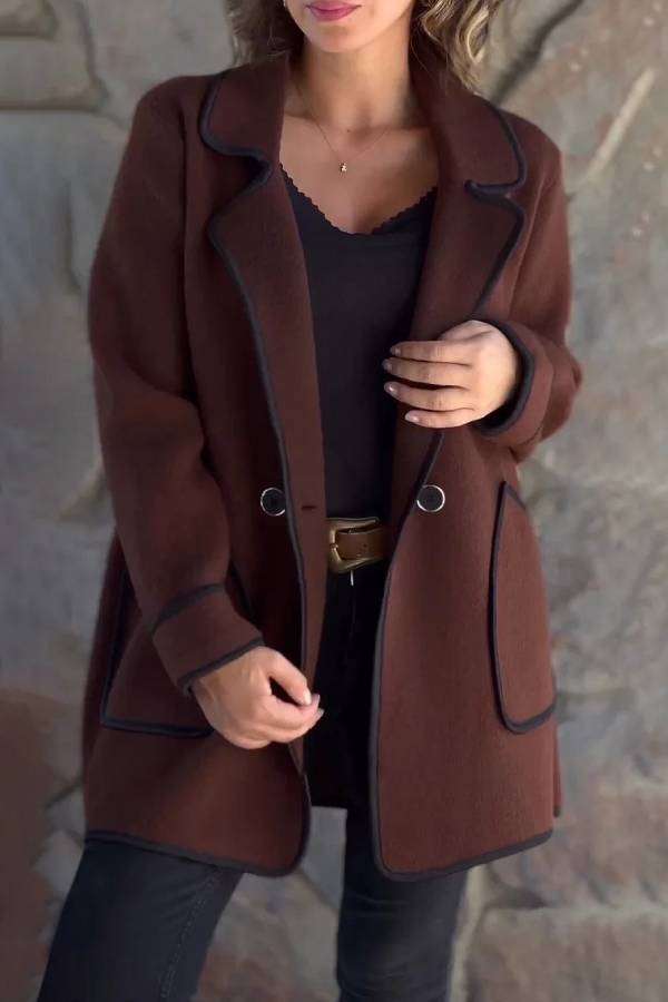 Stylish Men's Double-Sided Wool Jacket