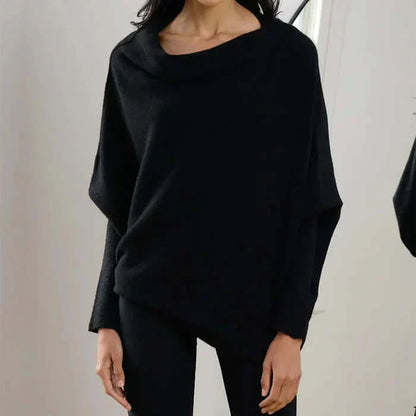 Women's Scarf Knitted Sweater Modern Women
