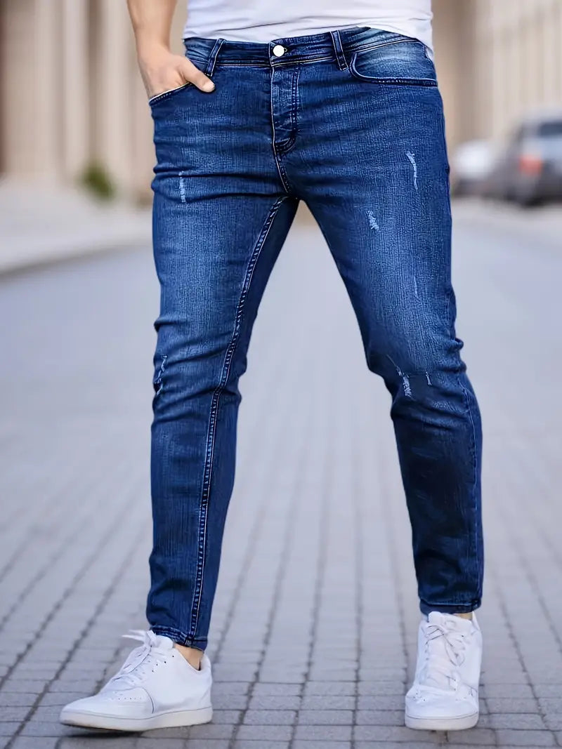 Men's Ripped Skinny Jeans