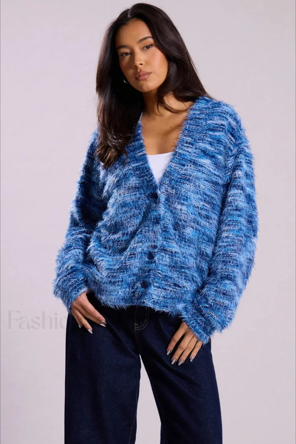 Stylish Cardigan Vintage Stripe Look