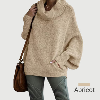 Cozy Batwing Sweater with Pockets