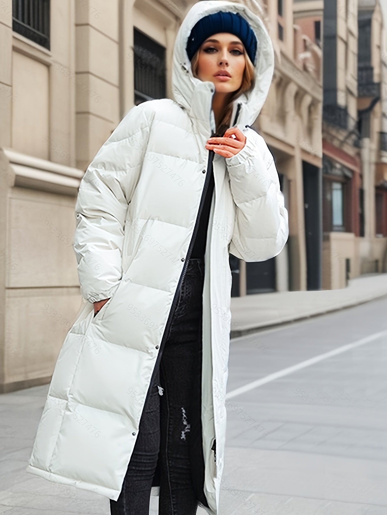 Women's Long Stylish Puffer Coat