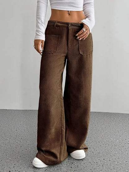 Comfortable women's cotton trousers