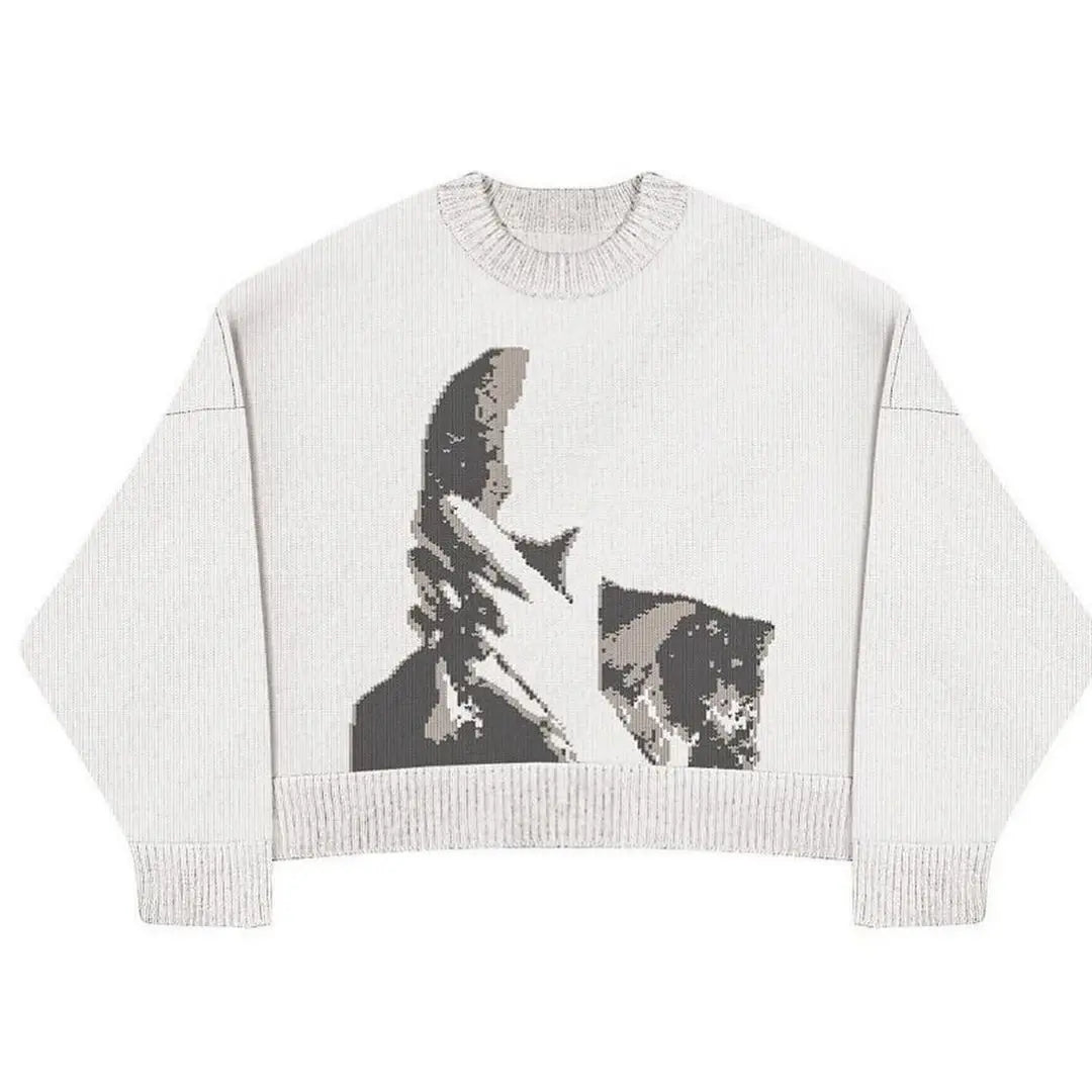 Women's Elegant Graphic Knit Sweaters