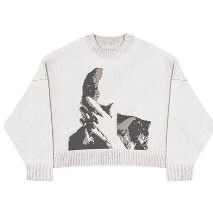Women's Elegant Graphic Knit Sweaters