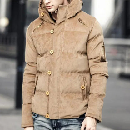Stylish Men's Hooded Jacket Modern Design