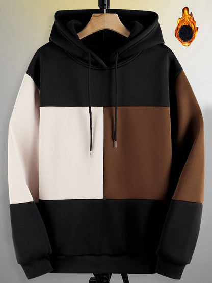 Herren Pullover Kontrast Farben Stylish - IdealeKleiden