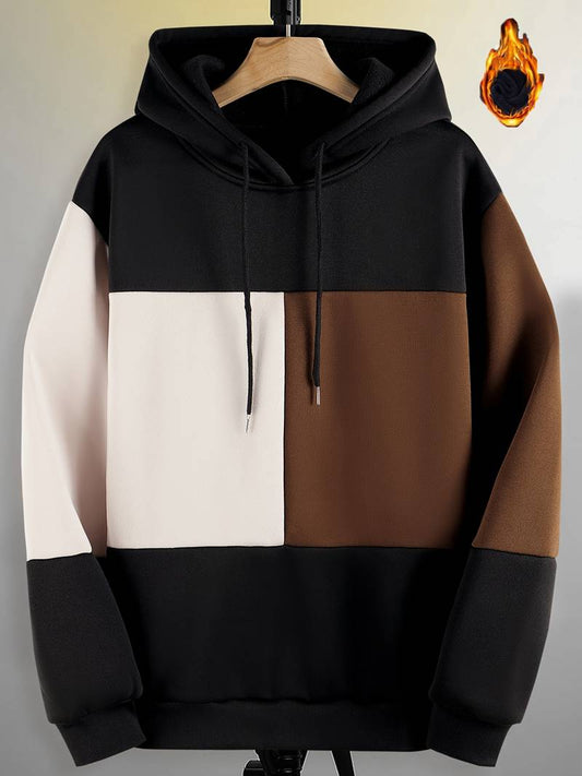 Herren Pullover Kontrast Farben Stylish - IdealeKleiden