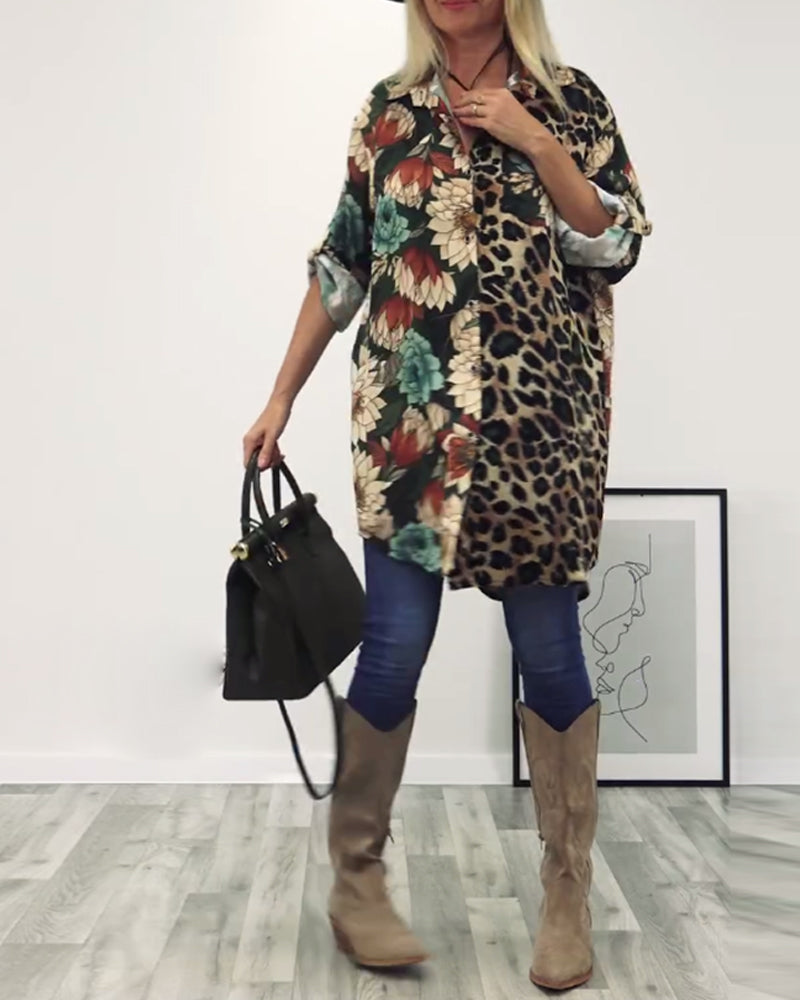 Stylish Shirt Leopard Print Trendy
