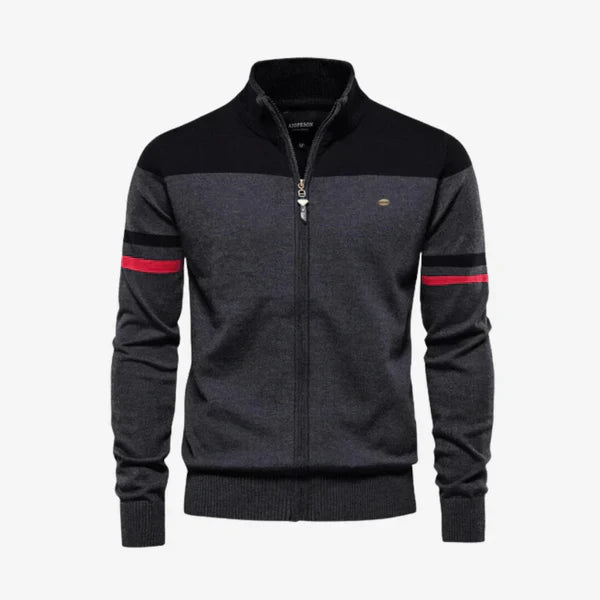 Falko - Stylish Zip Jacket Modern Collar