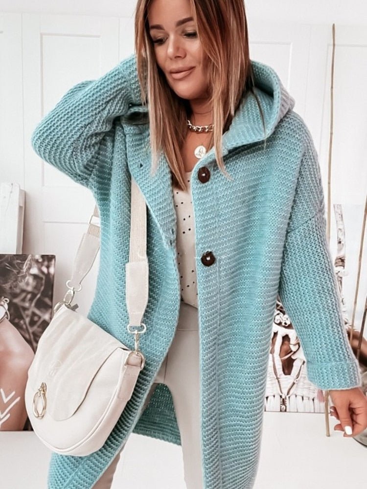 Women's Scarf Classic Wool Blend Hood