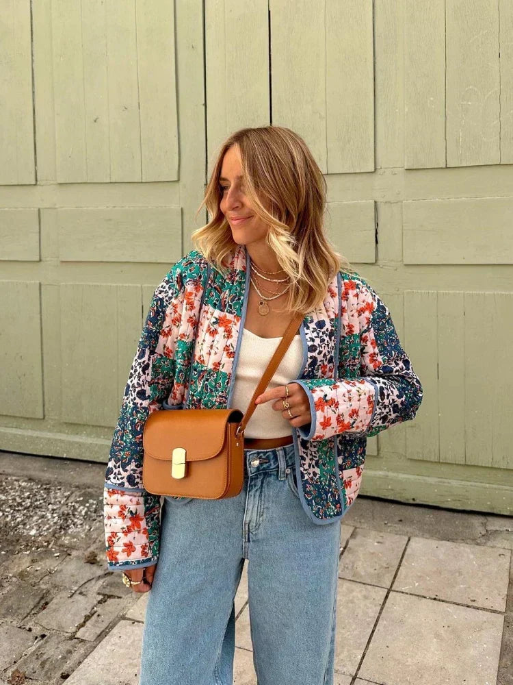 Women's Modern Patterned Coat