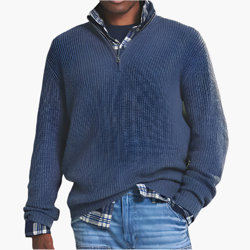 Modern Cardigan Zipper Business Look