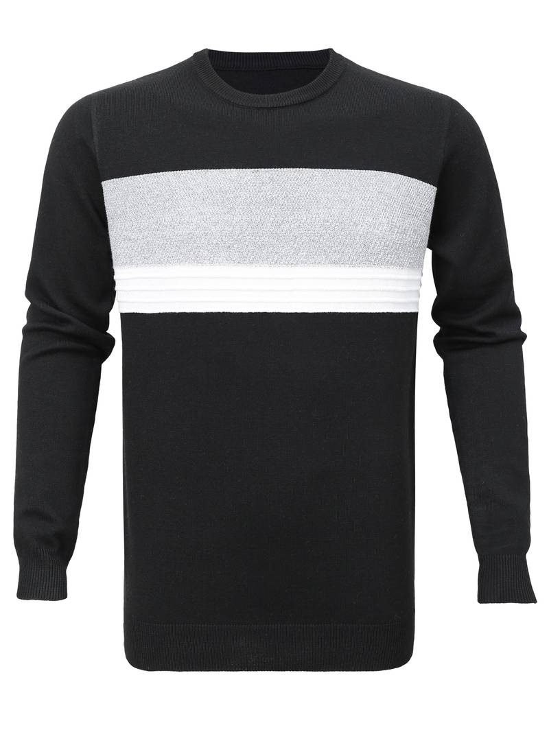 Casual Men's Modern Round Neck Sweater