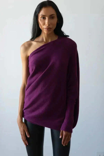 Women's Scarf Knitted Sweater Modern Women