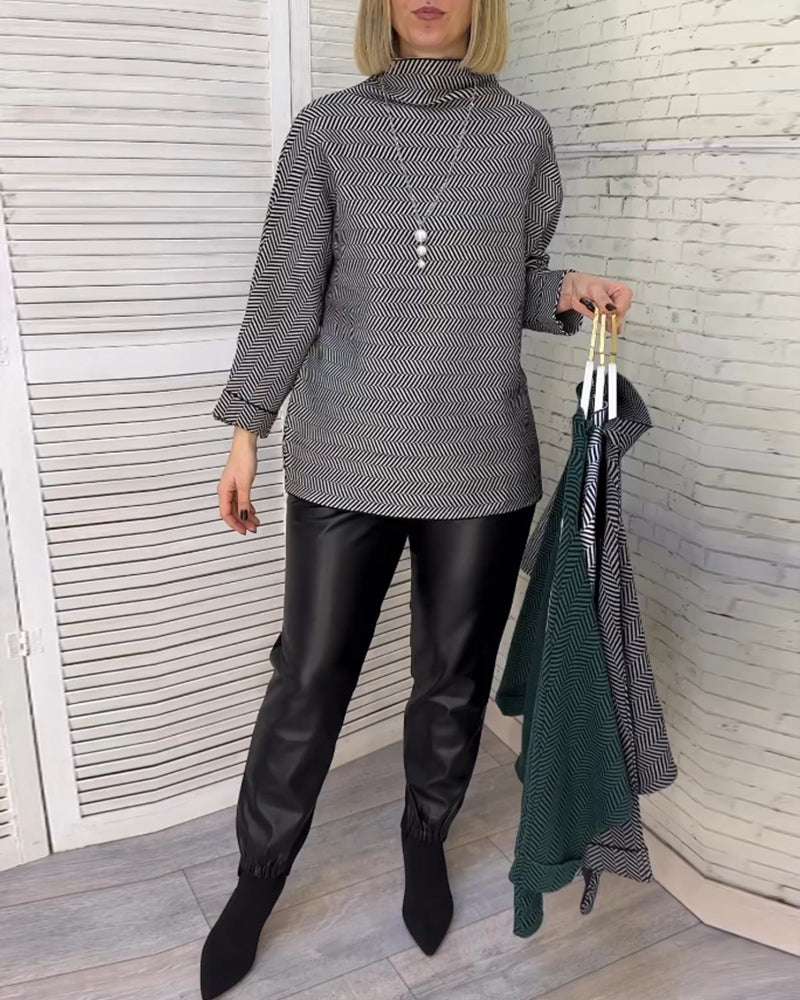 Leisure Top Turtleneck Comfort