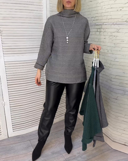 Leisure Top Turtleneck Comfort