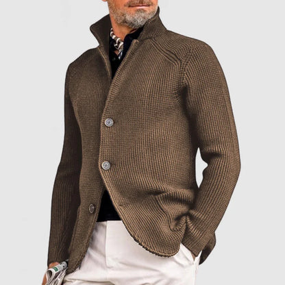 Emil - Elegant Long-Sleeve Knitted Cardigan