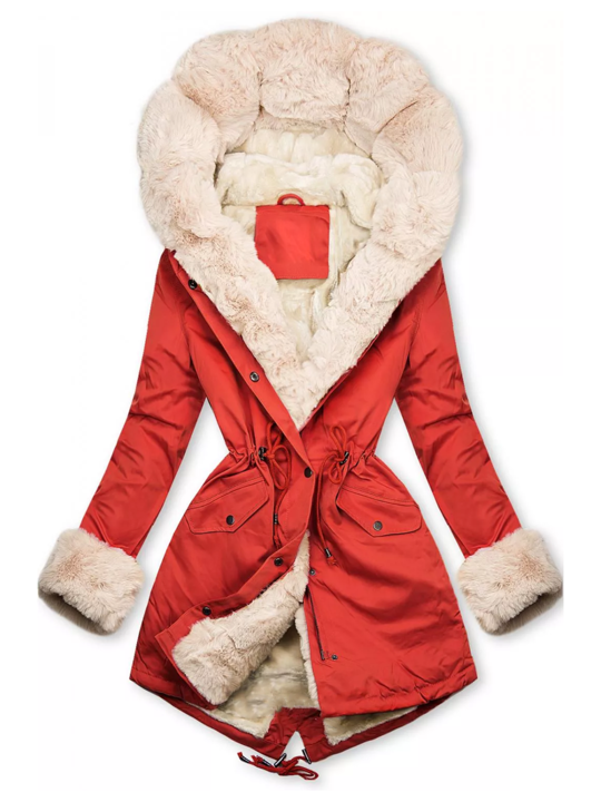 Padded Winter Jacket Soft Plush Lining