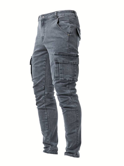 Men's Slim Fit Cargo Trousers Modern
