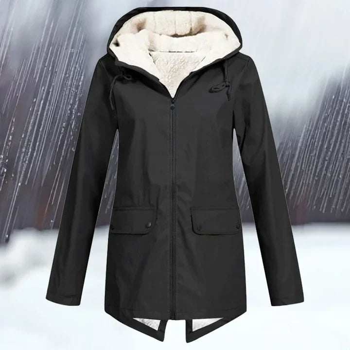 Waterproof Outdoor Jacket Hood Warm Insulated