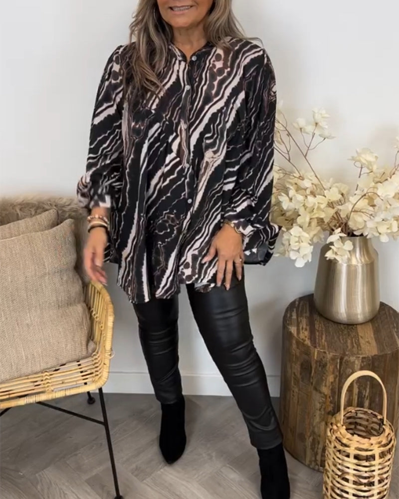 Women's Elegant Long-Sleeved Retro Dress