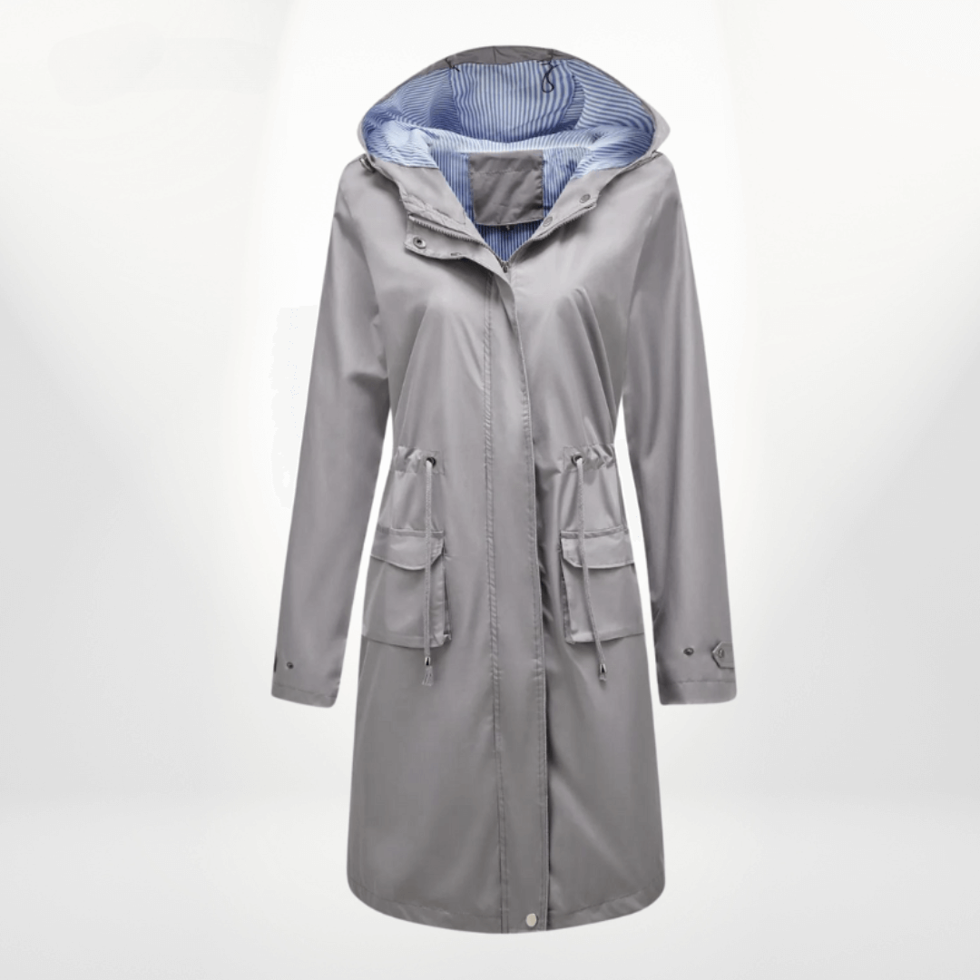 Waterproof Women's Long Trench Coat