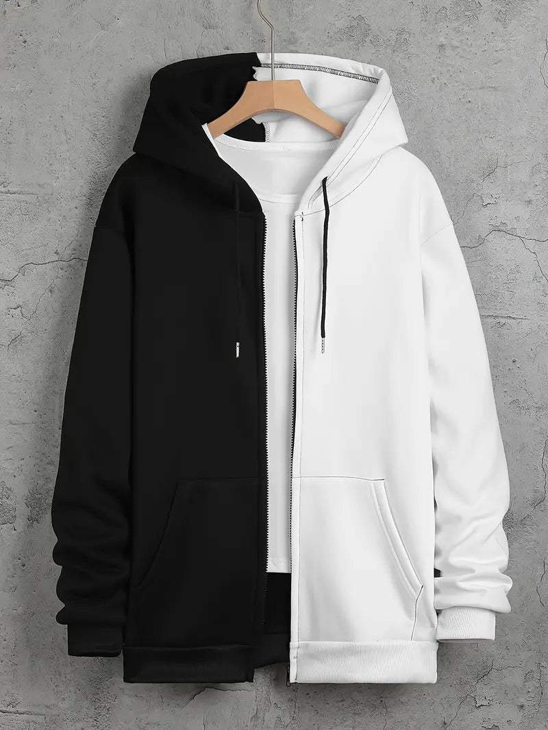 Men's Hooded Sweatshirt Grey Marl