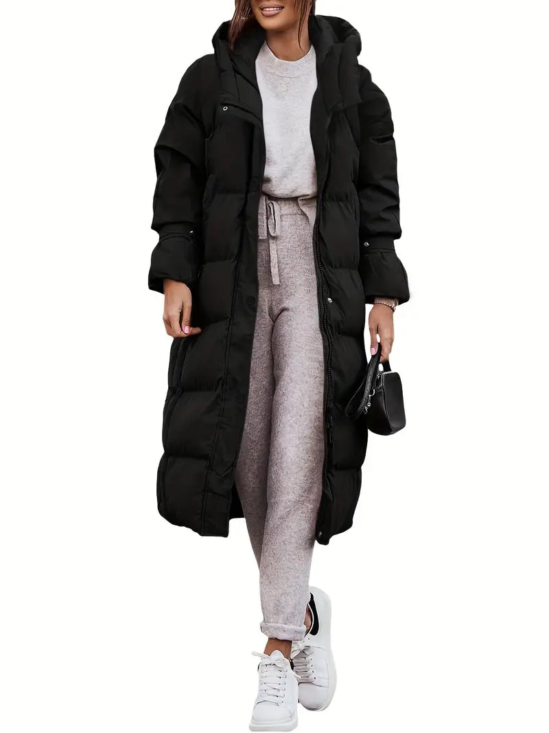 Women's Puffer Jacket Warm Hooded