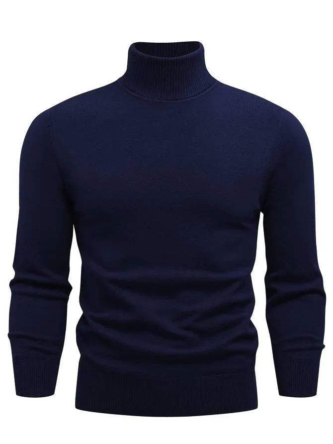 Men's Turtleneck Sweater Modern Versatile