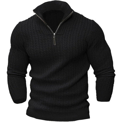 Stylish Men's Pullover Zipper Design
