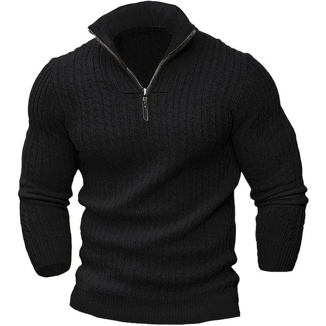 Modern Men's Pullover Zipper Design