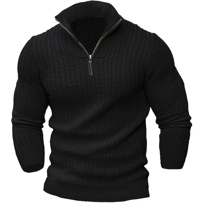 Modern Men's Pullover Zipper Design