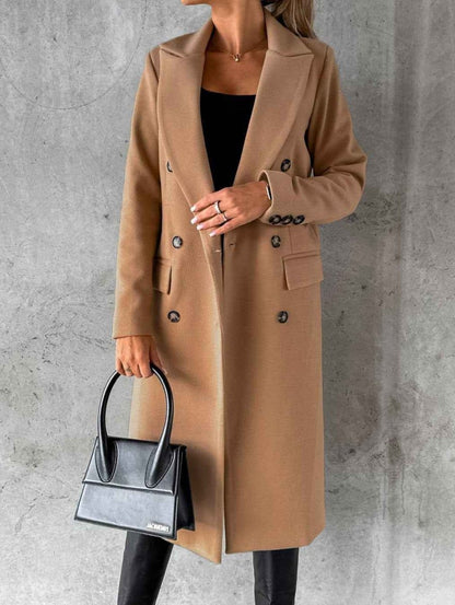 Women's Slim Long Trench Coat